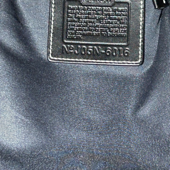 Coach 2005 Black Crossbody Bag with Silver Accents - Picture 14 of 15